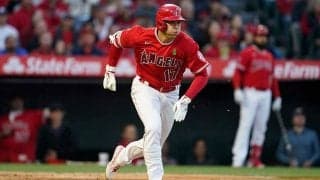 【MLB】大谷翔平、一塁内野安打で5試合連続安打　先発投手なのに二盗、通算60盗塁