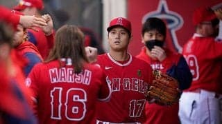 【MLB】大谷翔平、黒星消滅　6回5K1失点と好投、代打ウォードの同点2ランにガッツポーズ