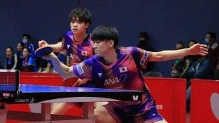 世界ランク1位・宇田/戸上ペアが登場　男子単1回戦では日本勢対決も＜卓球・WTTフィーダーウェストチェスター＞