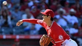 【MLB】大谷翔平の「ジェットコースター」に打者お手上げ　滑り落ちる軌道が「キレてる」