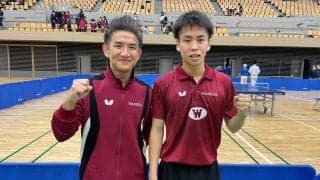 早稲田大・濵田一輝、男子単V　全日本ジュニア王者が大学初タイトル＜卓球・関東学生新人選手権大会＞