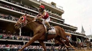 怒ったケンタッキーダービー馬　20番人気の優勝後に起こした騒動に英紙「衝撃的だ」