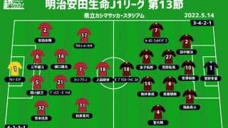 【J1注目プレビュー|第13節:鹿島vs札幌】完敗を払拭したい首位・鹿島、札幌は6戦連続クリーンシートへ