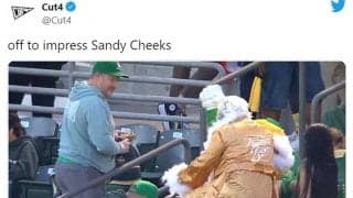 大谷翔平出場試合、観客席にいた“誰よりも屈強なファン”にツッコミの嵐「面白い」