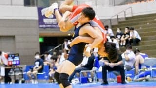 【レスリング部】今村が大技を決め３連勝