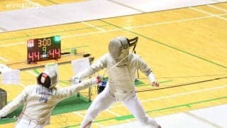 男子サーブル・女子エペともに1部残留！　両種目とも5位で大会を終える