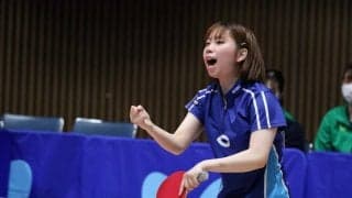 中央大vs専修大の優勝決定戦　1番は中央大・髙橋が先取＜春季関東学生卓球リーグ戦女子速報＞