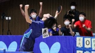 橋本一輝、新人戦王者下す値千金の白星　中央大が2点連取＜春季関東学生卓球リーグ戦男子速報＞