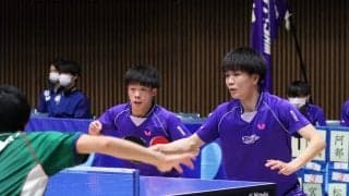 宮川昌大/山本歩が白星　明治大が勝利に王手＜春季関東学生卓球リーグ戦男子速報＞