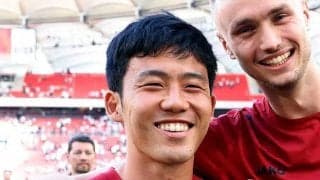 遠藤航、ドイツの子供が自宅の前に残した“粋すぎる路上落書き”が話題「涙出るやん」