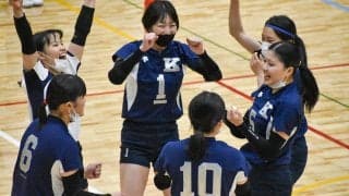 【バレーボール部女子】大大谷大にストレート勝ち