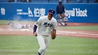 宗山塁の先制タイムリー＆村田賢一が気迫の7回零封！明大が2019年春以来の慶大戦勝利で1勝1敗！【5/15 春季東京六大学野球 明治大学vs慶應義塾大学】