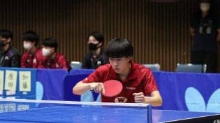 早稲田大・柏竹琉、中央大・浅津碧利下す　優勝の行方は6、7番に＜春季関東学生卓球リーグ戦男子速報＞