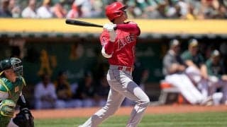 【MLB】大谷翔平、2試合連発の今季8号　飛距離130メートルの特大弾に実況「アメージング！」