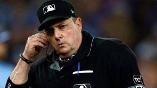 【MLB】大谷翔平の出場試合でアクシデント　球審が再三のボール直撃で途中交代