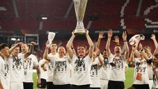 EL優勝のフランクフルト指揮官「誇らしく思う」　行方分けたPK戦も「1カ月前から練習」