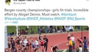 米女子陸上で衝撃の珍事　転倒したのにごぼう抜きで1位、米メディア「奇跡の逆転劇」