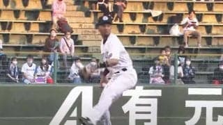 “その場投げ”なのに超人キャノン「肩強すぎ」　一瞬で横断爆送球が「気持ちいい」