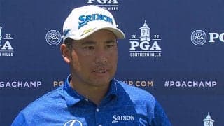 松山英樹、2オーバー56位タイ発進に「もう少しショットを安定させないと」