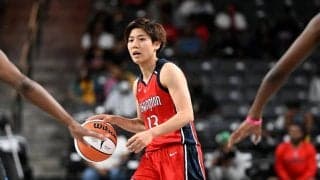 町田瑠唯、約9分の出場で3アシストを記録…ミスティックスが接戦を制す