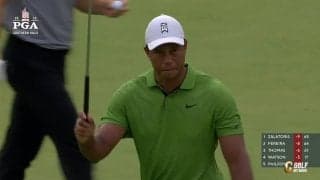 【動画】タイガー・ウッズ、4つのバーディを奪うなど「69」を記録　全米プロ2日目ハイライト