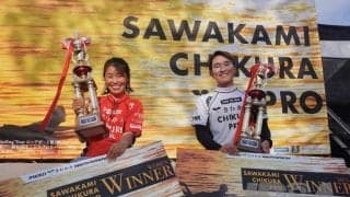 JPSAロングボードツアー第2戦「さわかみ千倉プロ」　浜瀬海が9.50ptで2連覇達成