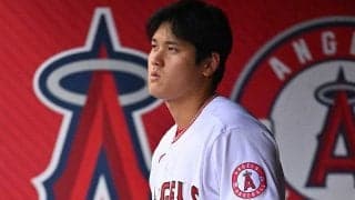 大谷翔平の打席で起きた「大爆笑」が日米で話題「教科書の落書き」「海苔みたいな髭」