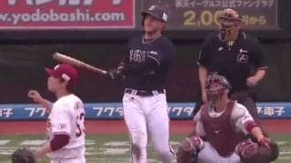 「スイング見えねえ」「野球盤の打者みたい」オリ新助っ人の“超高速”初アーチ