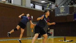 【バドミントン部女子】小野田・鎌田ペアがベスト８確定！