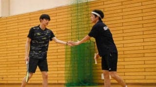 【バドミントン部男子】ダブルスでは３組がベスト８進出！
