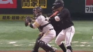 捕る前に投げている？　時空バグった“甲斐キャノン”「見れば見るほど意味わからん」