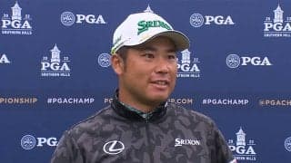 松山英樹、上位進出狙う最終日へ「ゆっくり寝て備えたい」