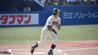 【大学野球】明大が6季ぶり41度目のVに王手　上田と宗山に一発、村田がリーグトップ5勝目