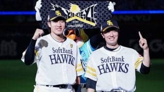 鷹・柳田、“宇佐見打法”の真相は？　決勝7号2ラン直前に「パッと頭に出てきた」