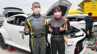 全日本ラリー丹後：竹岡圭、ゼロカーのコ・ドライバーを務める