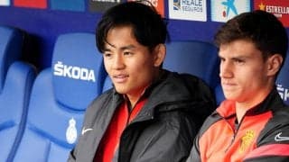 「タケ嬉しそうで良かった」マジョルカの残留決定弾で久保建英らがベンチ飛び出し激走！「アギーレはウインク」