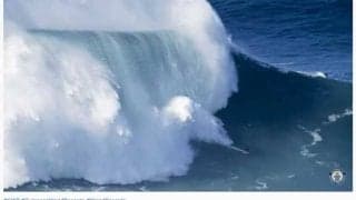 26.2mの巨大波に乗ったサーフィンギネス記録に海外衝撃「脱帽」「凄い記録に凄い映像」