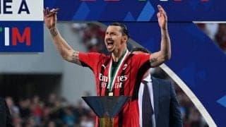 スクデット獲得のミランに悪い知らせ、40歳イブラヒモビッチが左ヒザ手術で全治7〜8カ月