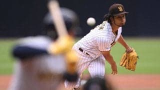 【MLB】打者のけ反って真ん中に　48cm動いたダルビッシュの“魔球”は「見たことない軌道」