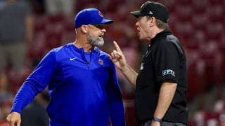 【MLB】カブスのロス監督が退場処分、死球に怒り　鈴木誠也は2試合ぶり安打で打率.241