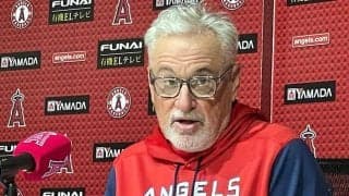 【MLB】大谷翔平、あわや転倒の同点生還は「大丈夫」　指揮官は負傷の心配を払拭