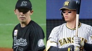 真っ直ぐ＆フォークは苦手？　昨年3安打の打者は退団…阪神は佐々木朗を打てるのか