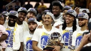 ウォリアーズが3年ぶりのファイナルへ…トンプソンの活躍でマブスを撃破／NBAプレーオフ