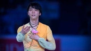 羽生結弦、3か月ぶり演技直前に笑顔でメッセージ　ファン大感激「可愛いの無限ループ」