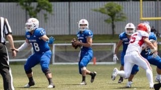 昨年の再現はならず、強豪日大に敗れるー関東学生大学アメリカンフットボール春季オープン戦対日大