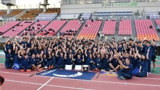 【陸上競技部】男子マイルリレーと女子走幅跳優勝で１年ぶりに団体首位奪還！
