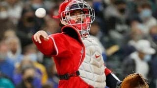 【MLB】投球が顔を“直撃”のエンゼルス捕手は無事　マドン監督「明日出場できる」