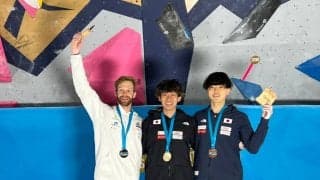 【ボルダリングW杯 第4戦】男子は緒方良行が今季初優勝！女子は野中生萌が2位入賞