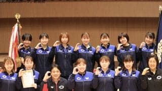 ７戦全勝で悲願の１部リーグ制覇！６シーズンぶり26回目の偉業達成－春季関東学生女子卓球リーグ戦