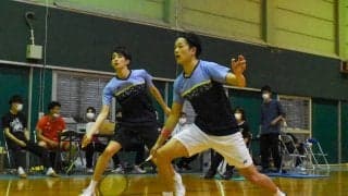 【バドミントン部男子】甲斐聡・神山ペアが決勝進出！